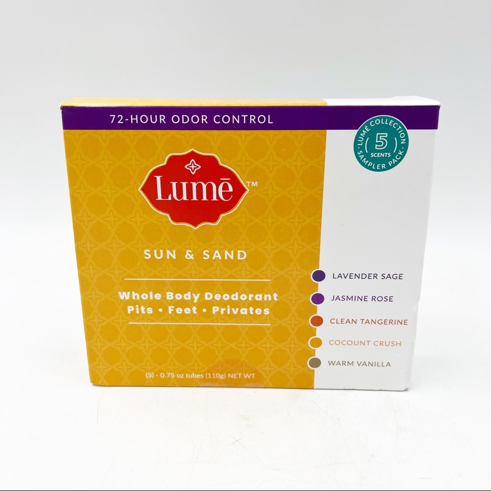 NIB Lume Sun and Sand with 5 different scents!